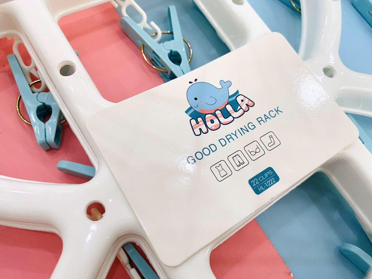 Giàn móc treo elip 12 móc Holla