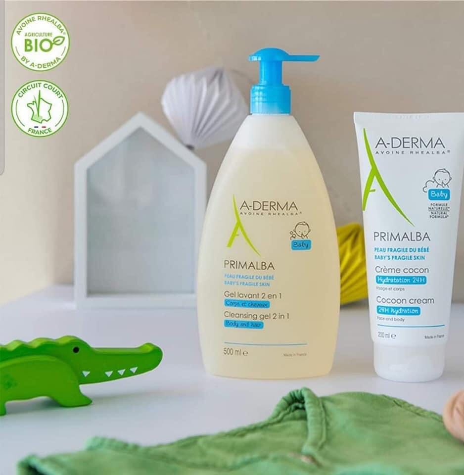 Sữa tắm gội Aderma