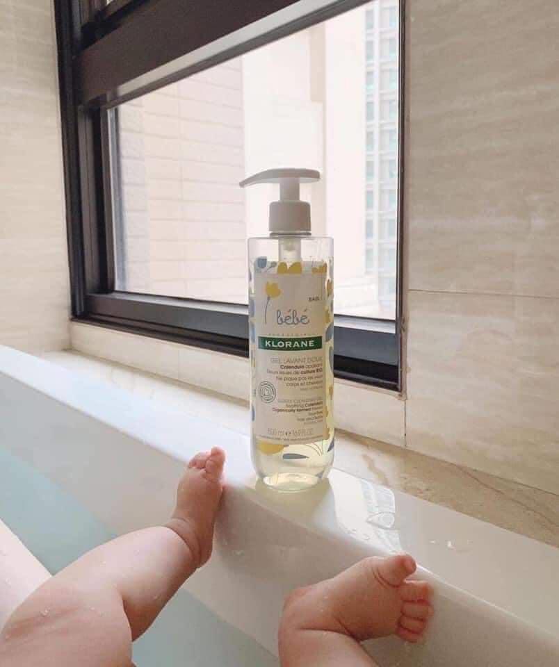 Set 2 chai sữa tắm gội Klorane