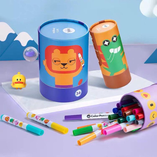 Hộp 36 bút dạ màu UEK