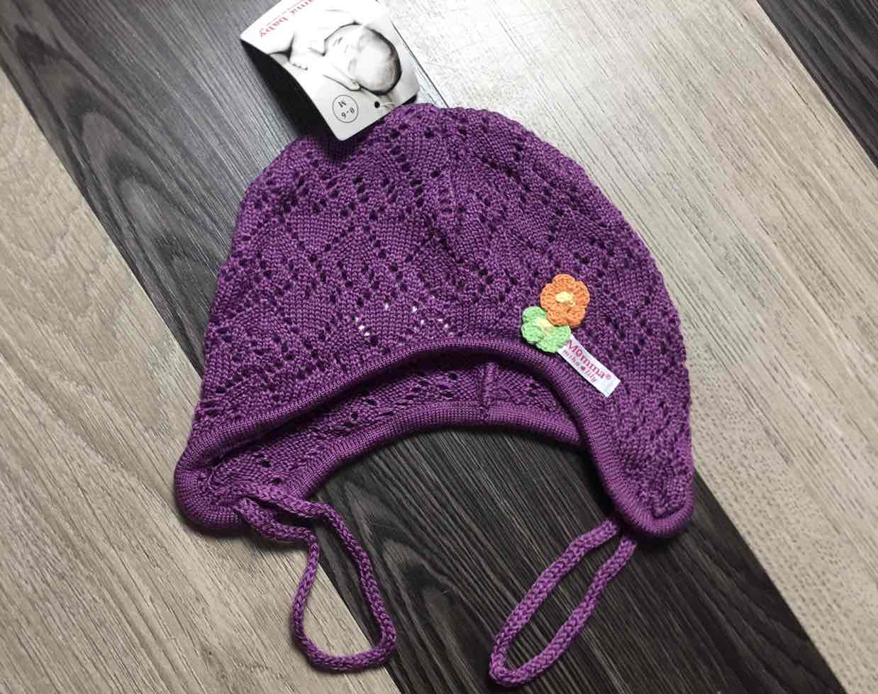 Mũ len Momma hình hoa