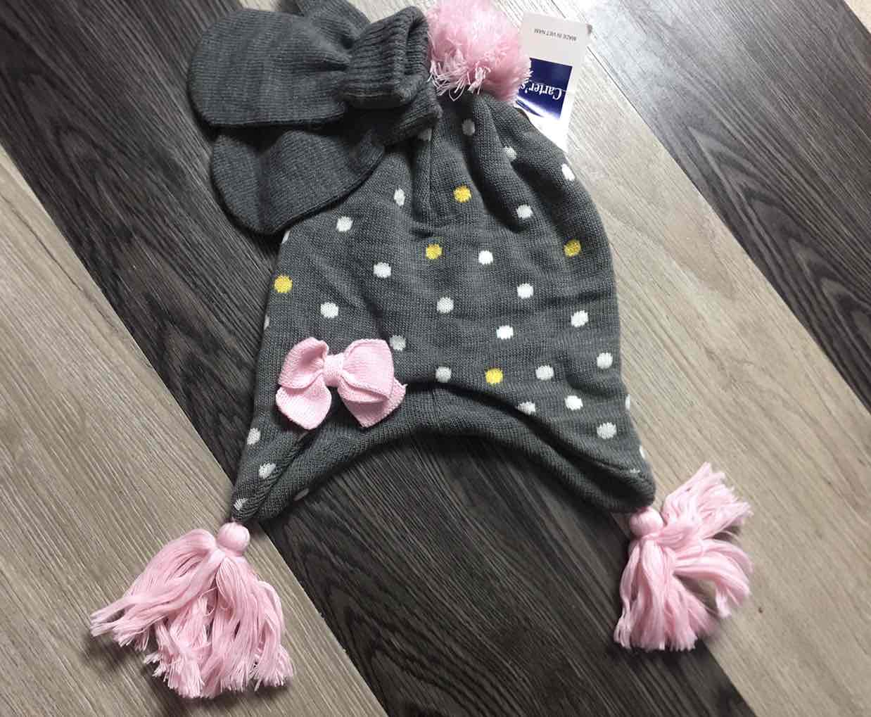 Cater-Set mũ len kèm bao tay