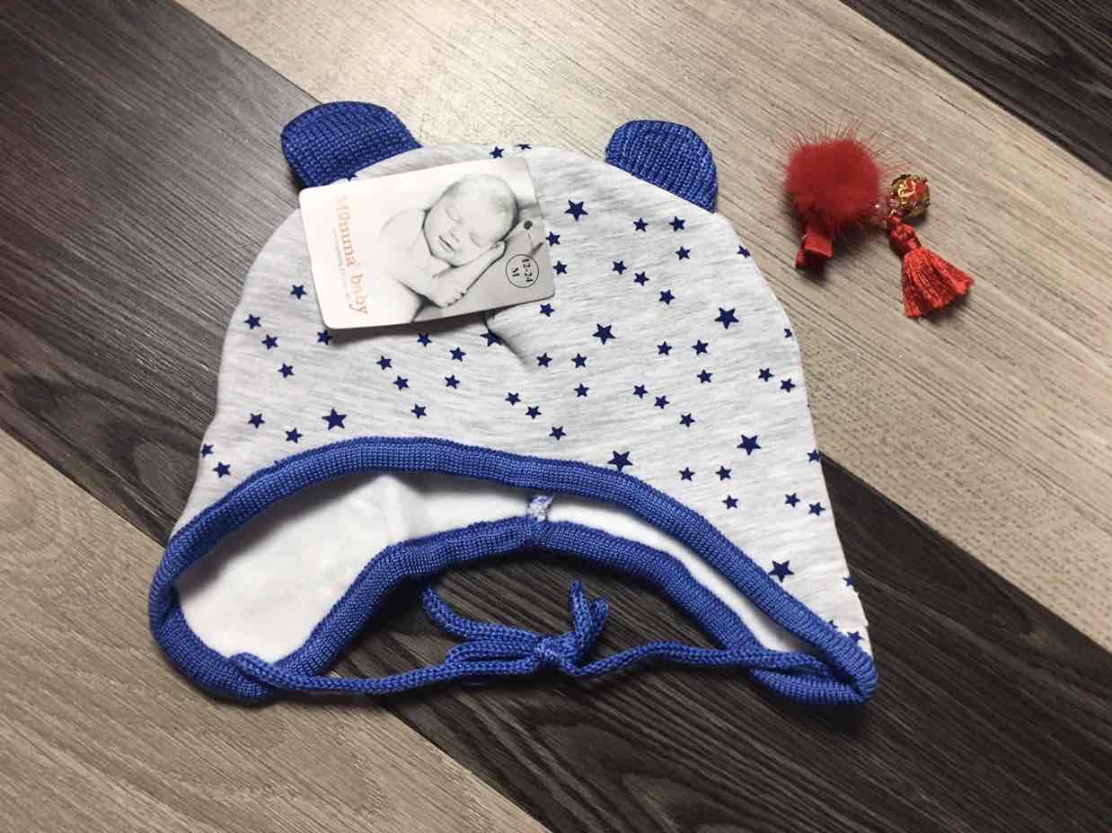 Mũ len Momma tai gấu chất lông