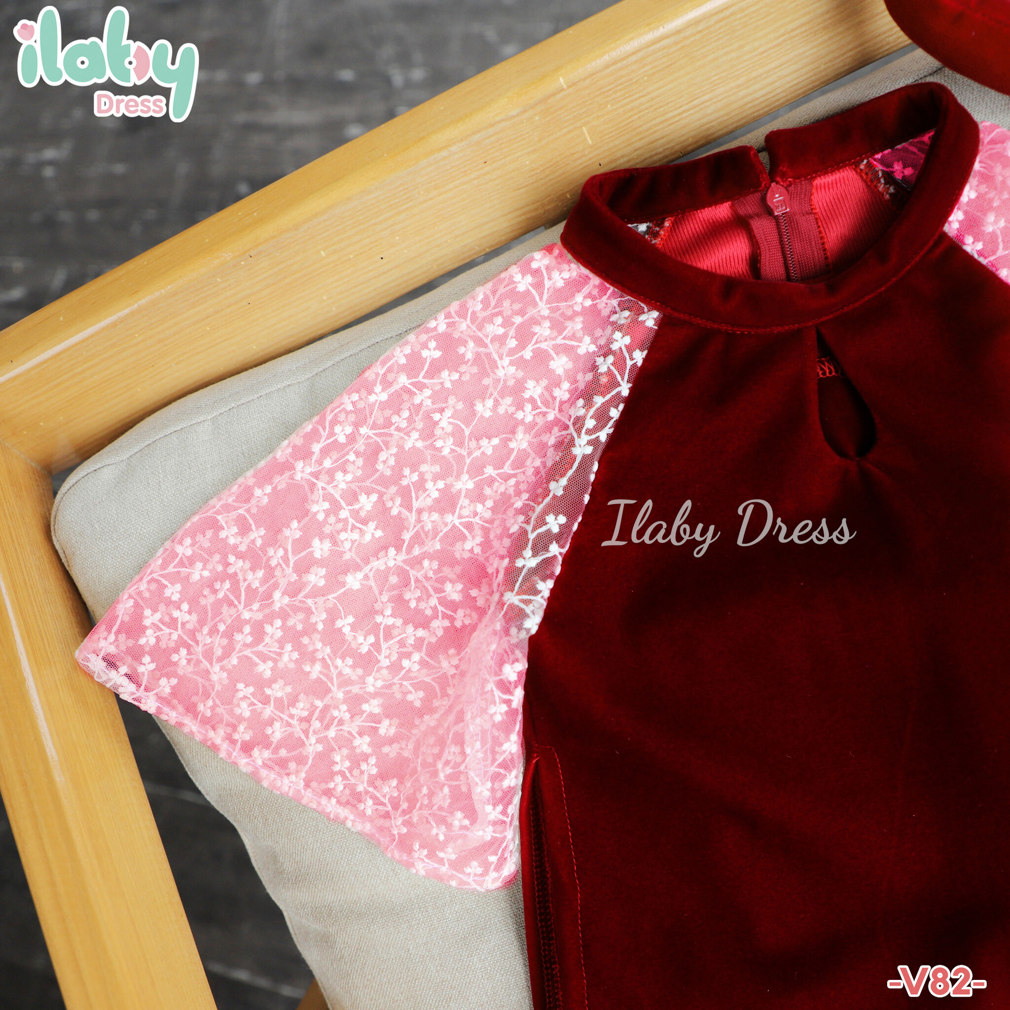 Áo dài nhung phối ren_thumbnail_11