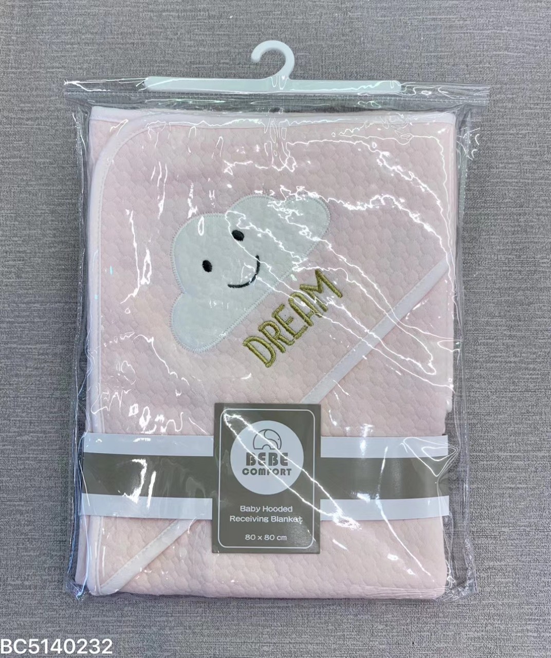 Chăn ủ trần bông Bebe Comfort 80x80cm