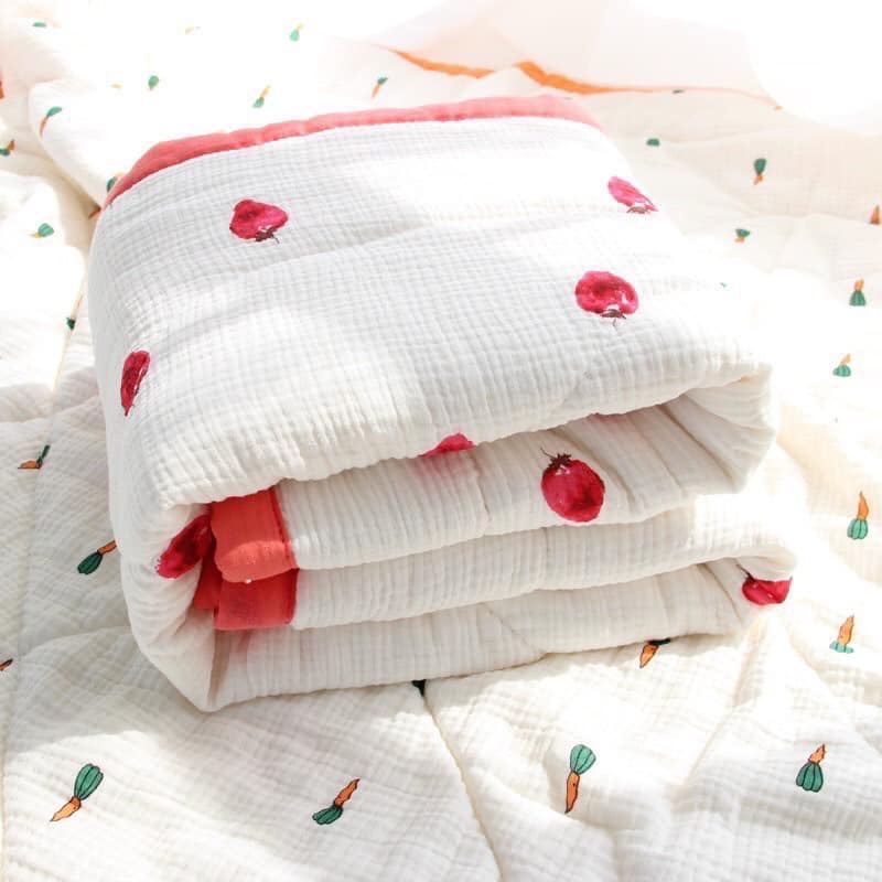 Chăn xô trần bông xuất Nhật 110x110cm