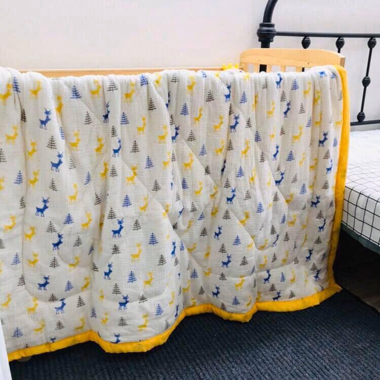 Chăn xô trần bông xuất Nhật 110x110cm