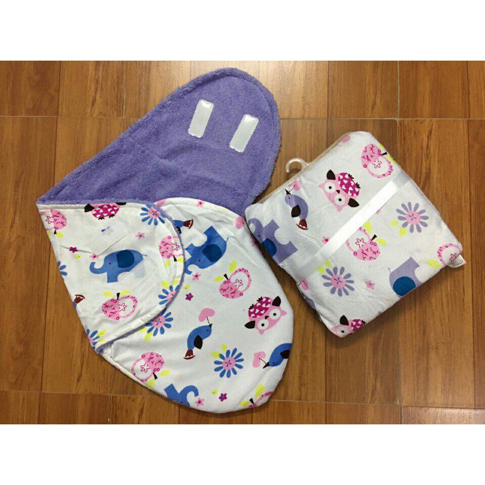 Set chăn kèm ủ lót lông Carter