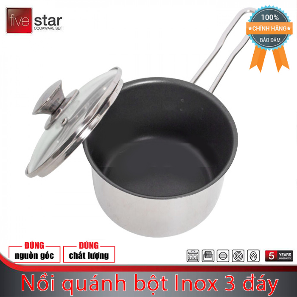 Nồi nấu bột Five star 12cm chống dính