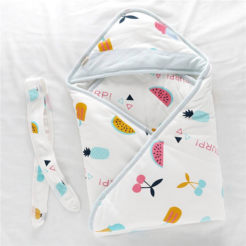 Chăn ủ trần bông kèm đai dán 90x90cm