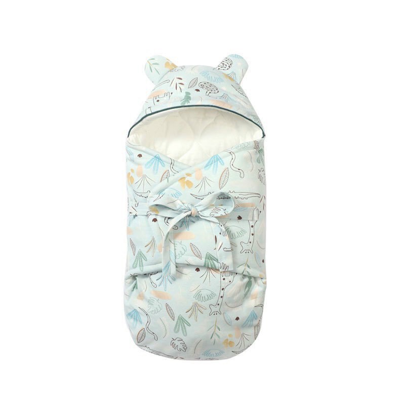 Chăn ủ trần bông tai gấu kèm đai buộc