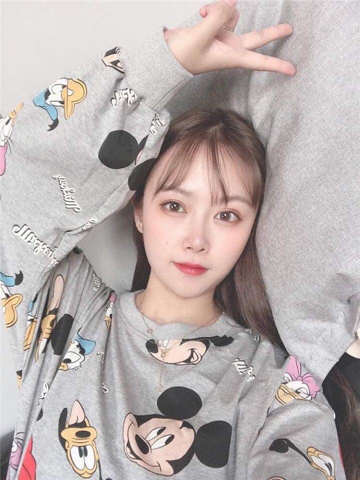 Áo váy Mickey mẹ freesize