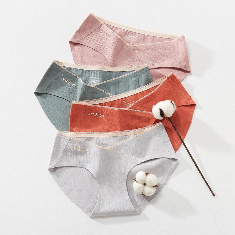 Quần lót bầu cạp chéo màu trơn Best Love