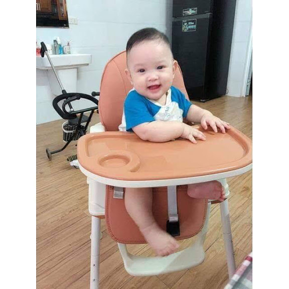 Ghế ăn dặm Hanbei có bánh xe