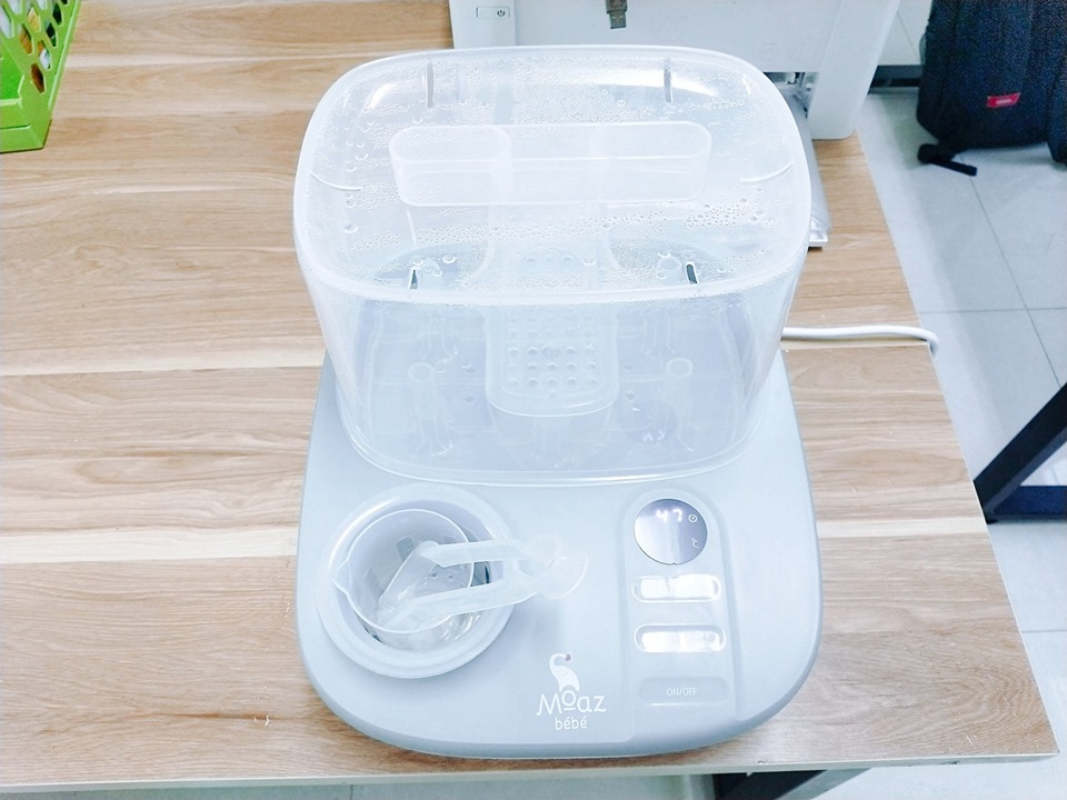 Máy tiệt trùng sấy khô hâm sữa Moaz Bebe MB005