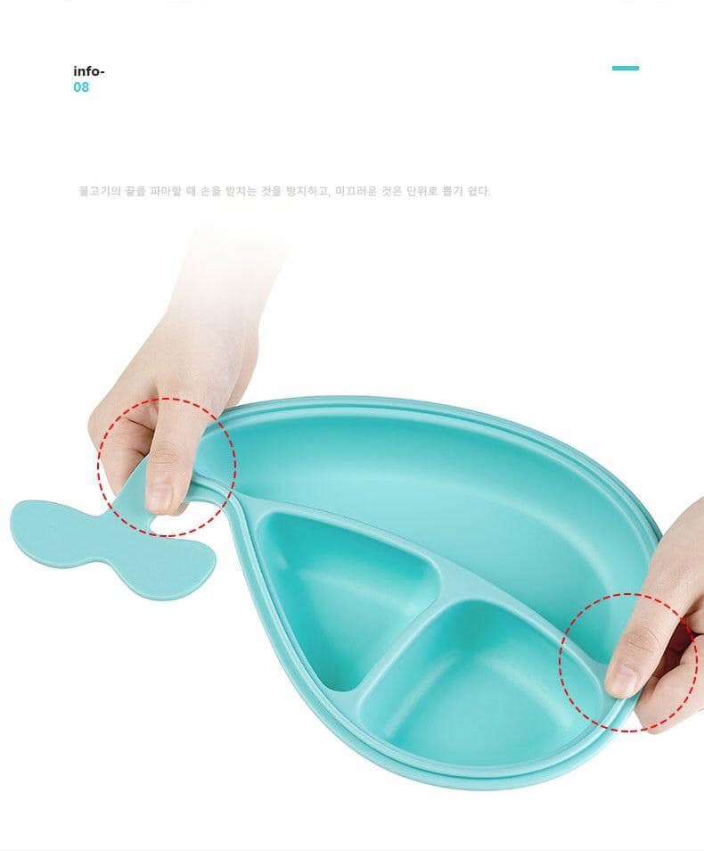 Bát ăn dặm cá heo Aag mã 375 280x180mm