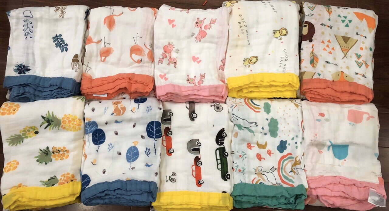 Chăn Aden 70% sợi tre 4 lớp