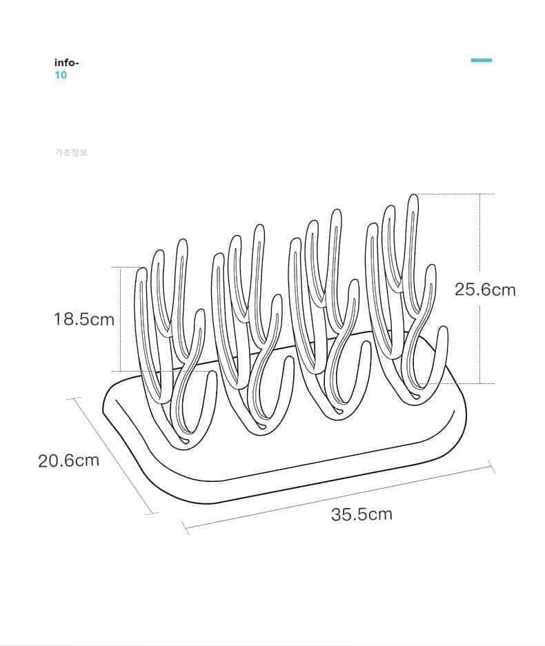 Úp bình sữa dạng cây Aag mã 390