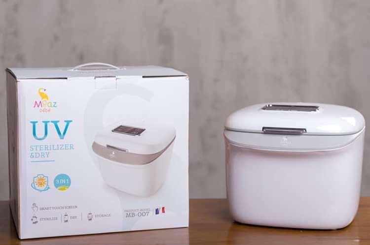 Máy tiệt trùng sấy khô tia UV Moaz Bebe MB007