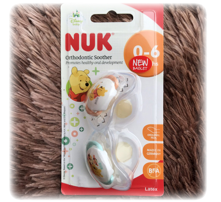 Bộ 2 ti giả Nuk Sleeptime cao su