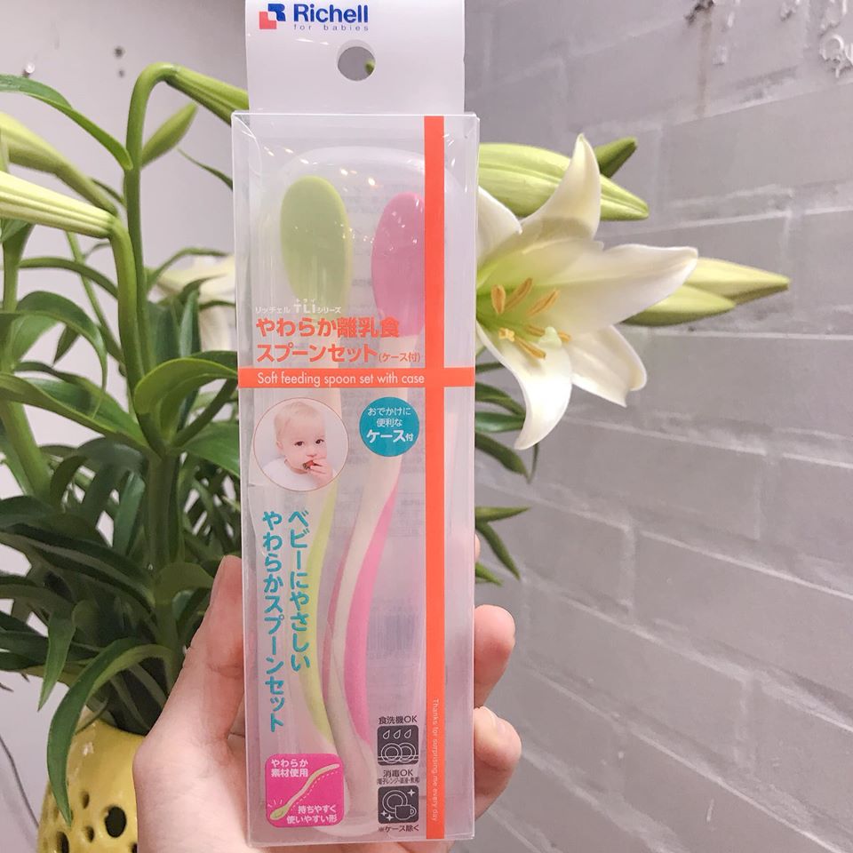 Bộ 2 thìa mềm Richell