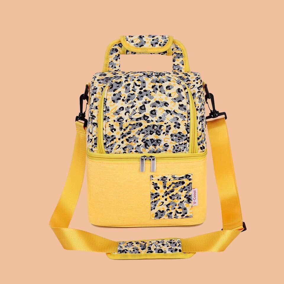 Balo bỉm sữa Vcool họa tiết