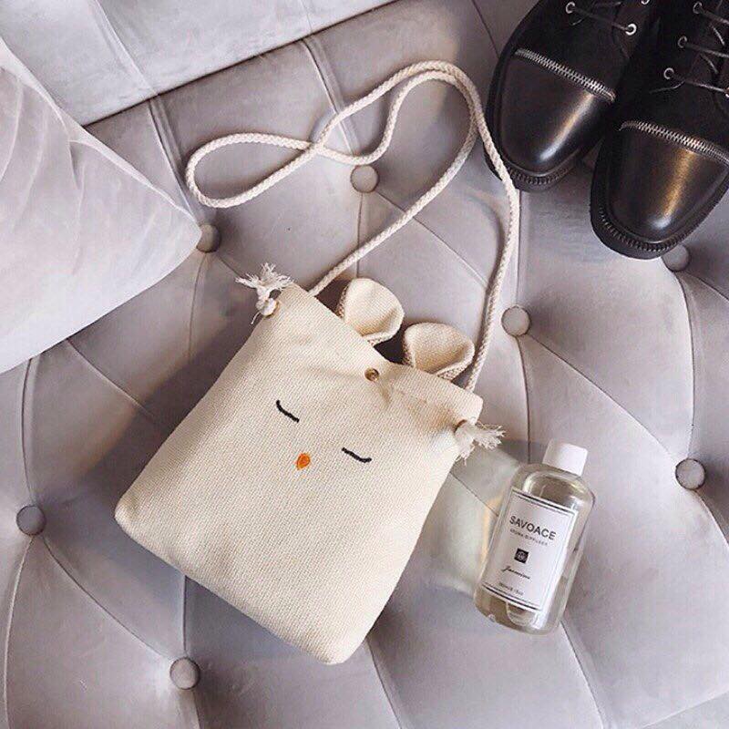 D520 Túi đeo chéo tai thỏ Ulzzang  OK