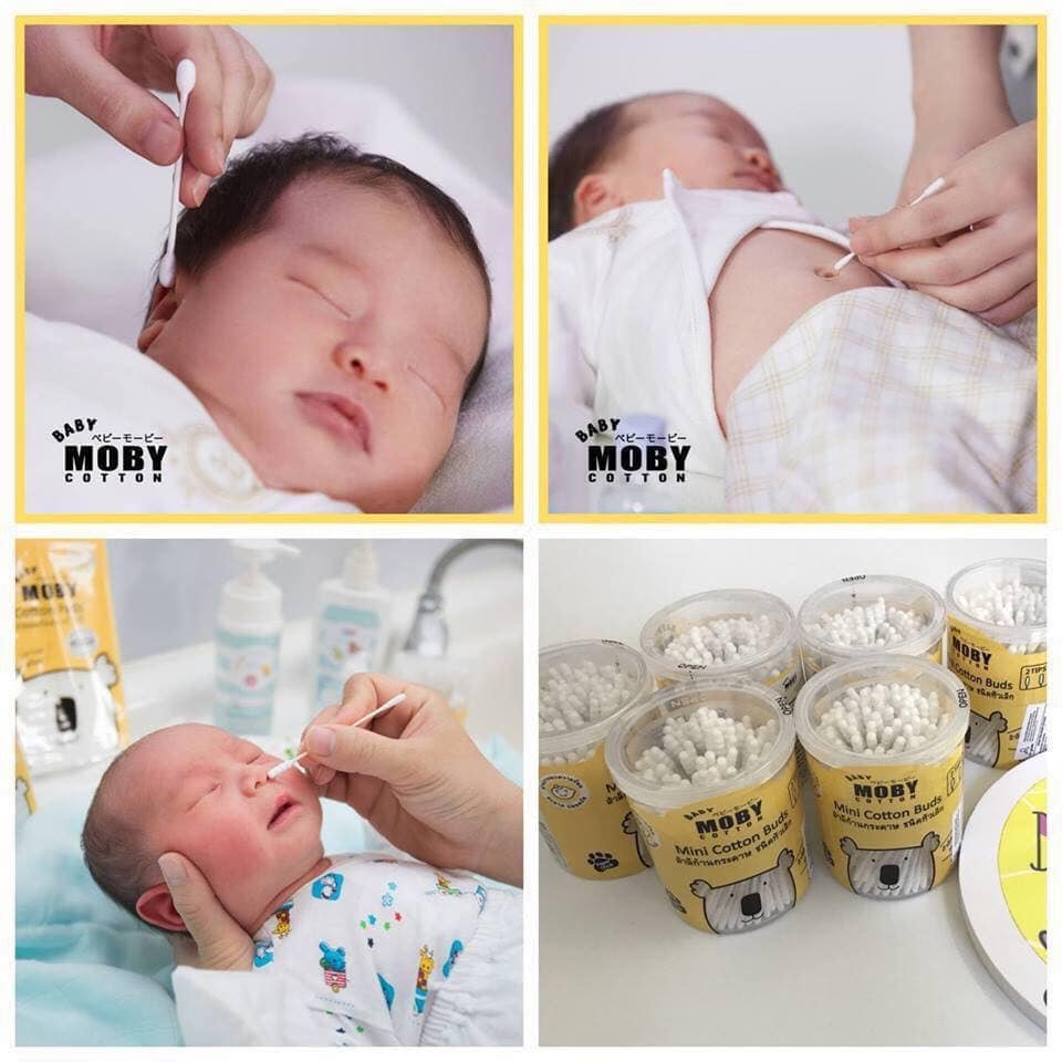 Hộp tăm bông Moby 150c