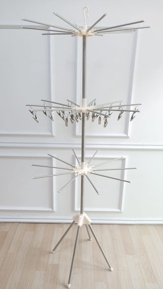 Cây treo quần áo inox 56 móc