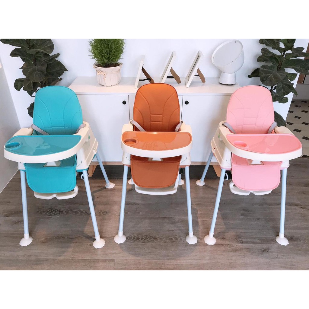 Ghế ăn dặm Hanbei có bánh xe