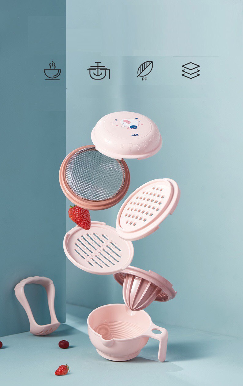 Bộ dụng cụ chế biến ăn dặm Aag 373