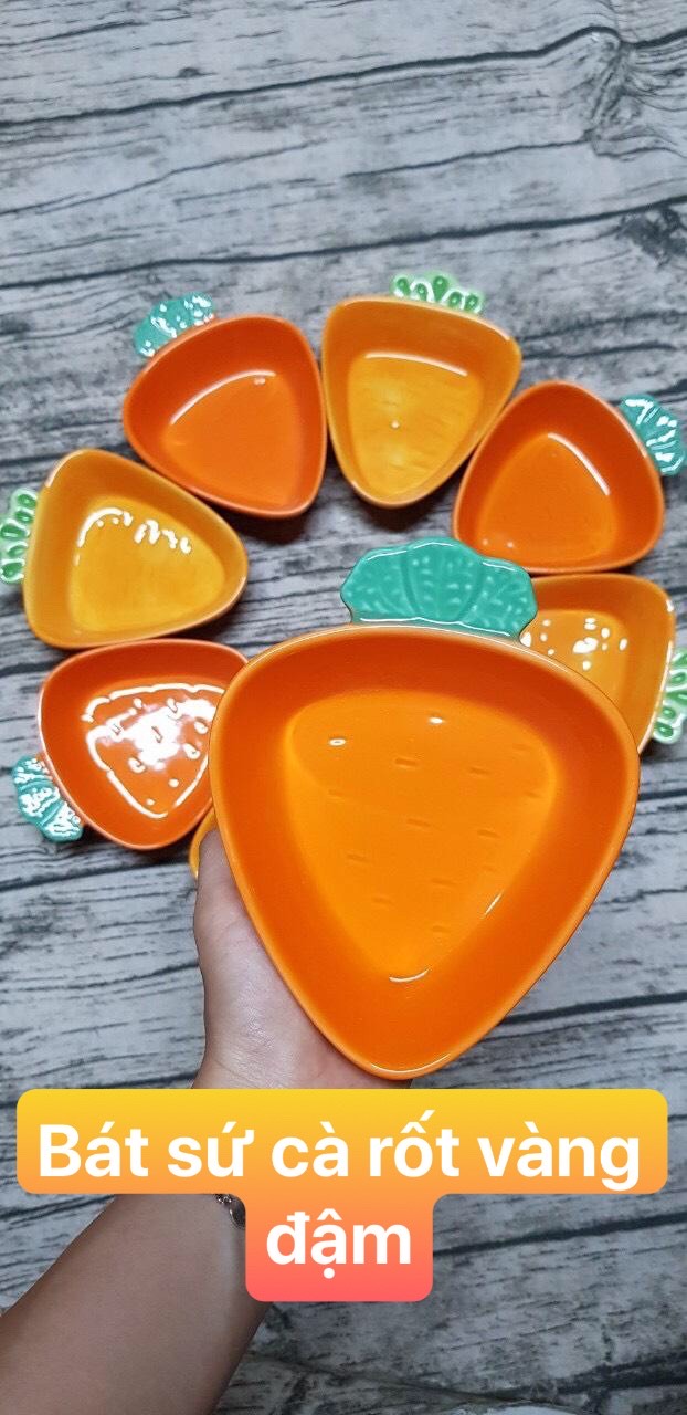 D620 Bát sứ ăn dặm cà rốt OK