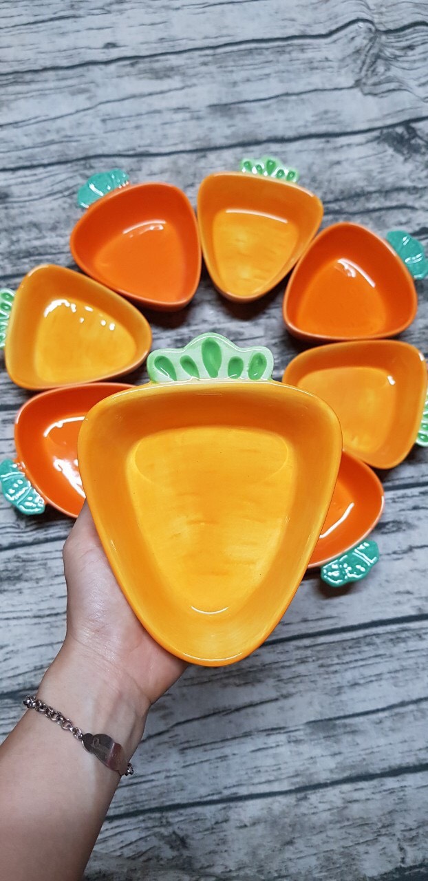 D620 Bát sứ ăn dặm cà rốt OK