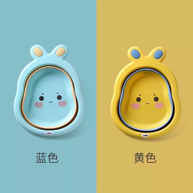 Chậu rửa mặt gấp gọn thỏ