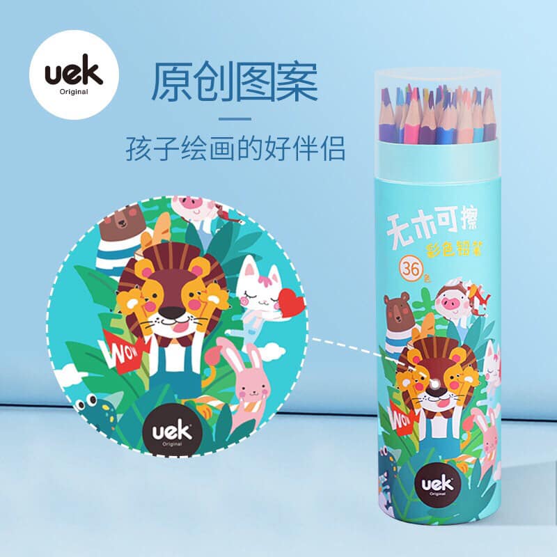 Hộp bút chì màu UEK hộp 36 bút T2000