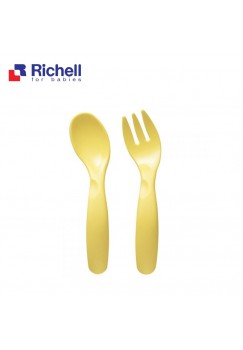 Bộ thìa dĩa cong richell