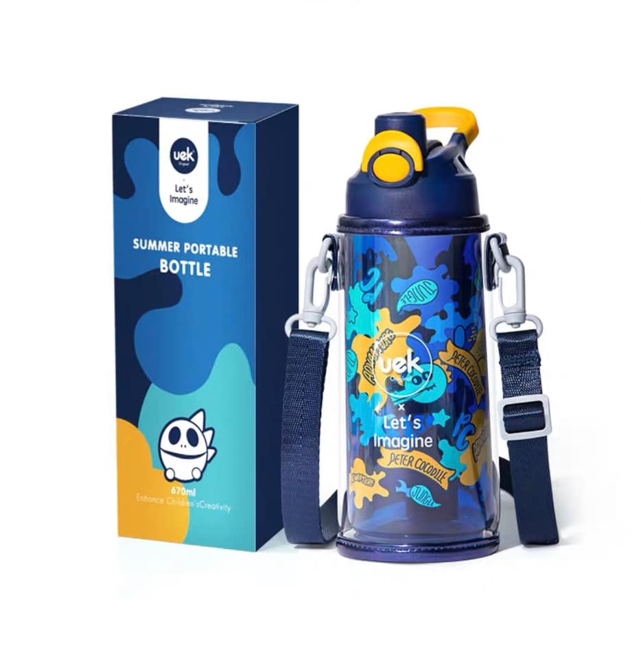 Bình nước UEK kèm bao và dây đeo 460ml