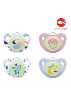 Bộ 2 ti giả Nuk Silicone Nightday