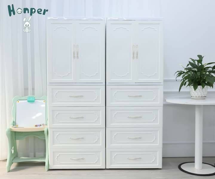 Tủ nhựa 5 tầng Honper 60x40x150cm