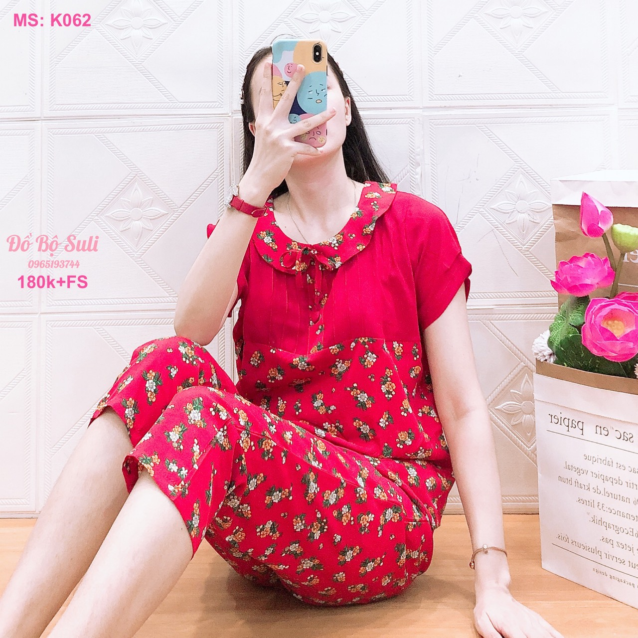 K063 Bộ lửng lụa bông 40-57kg