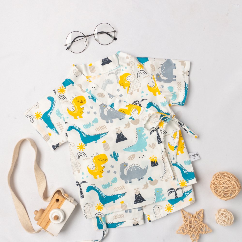 Bộ đồ yukata cộc tay hình con vật dễ thương  BR21001_thumbnail_13