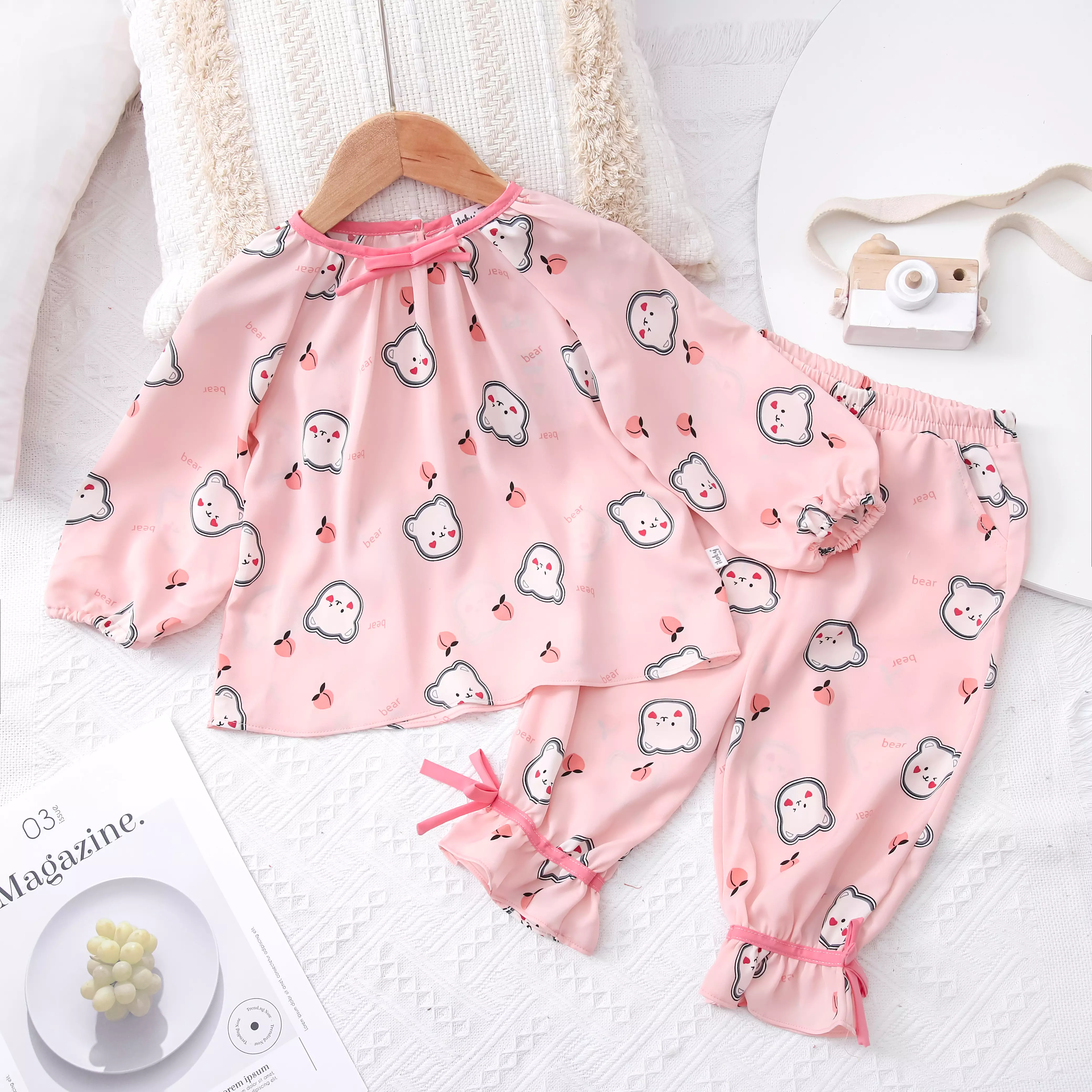 Pyjama phối viền cổ đính nơ_thumbnail_0