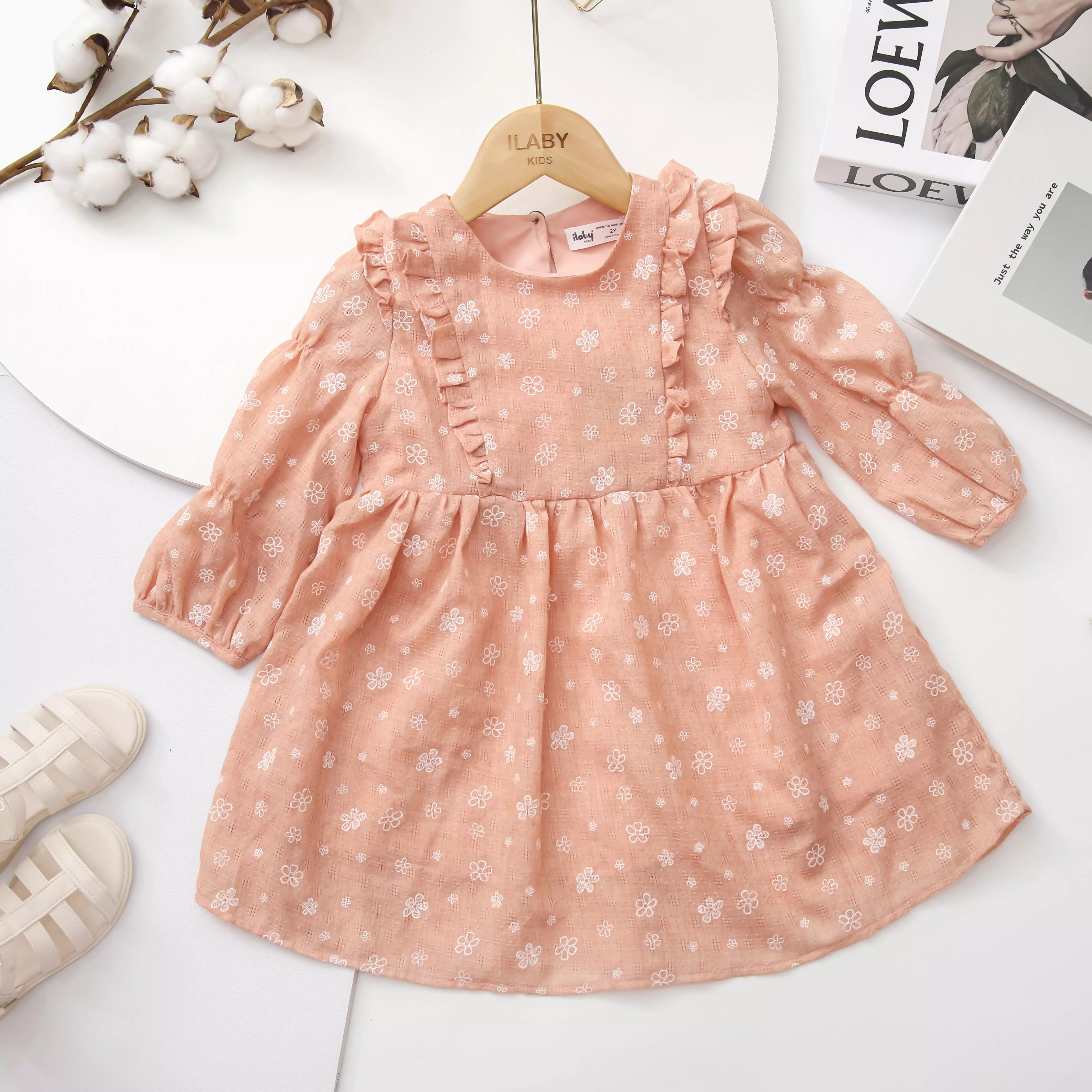 Váy cổ  tròn vai cánh tiên_thumbnail_5