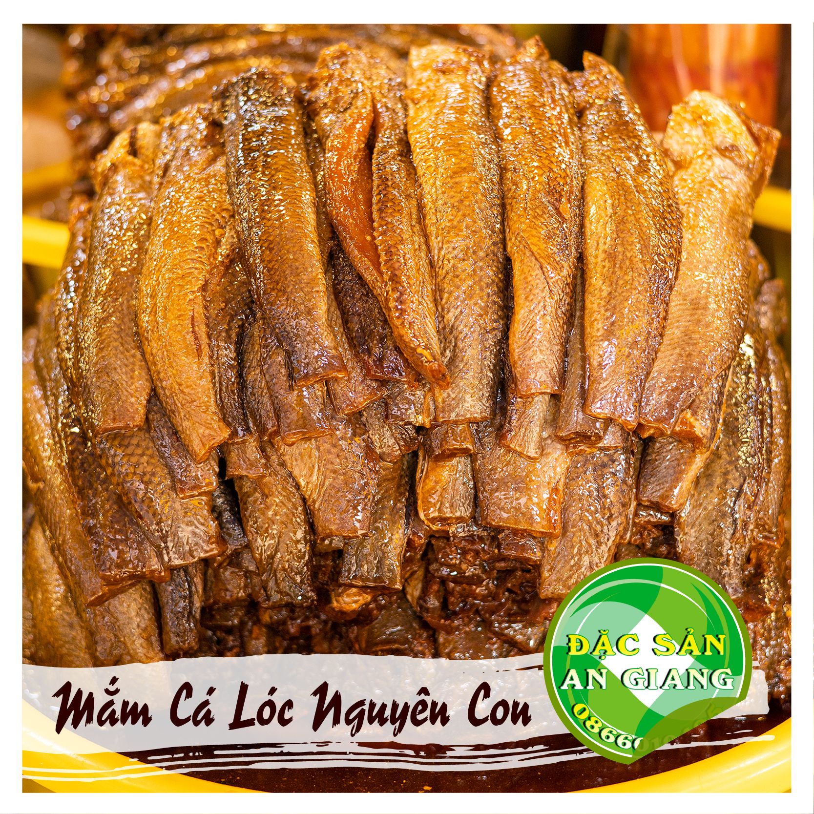 Mắm cá lóc nguyên con