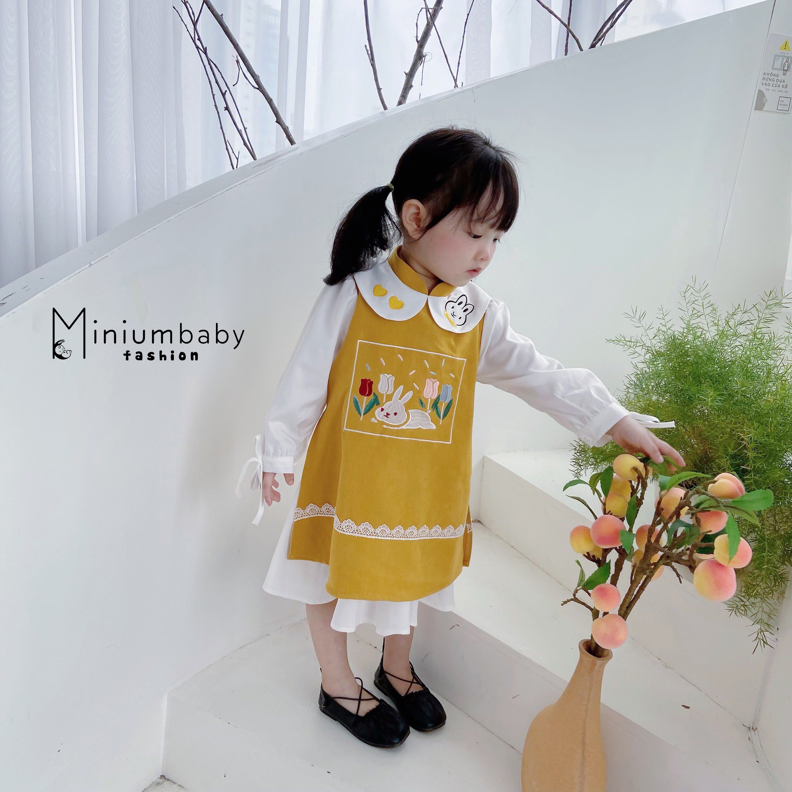 Áo dài bé gái con thỏ - AO21022_thumbnail_2