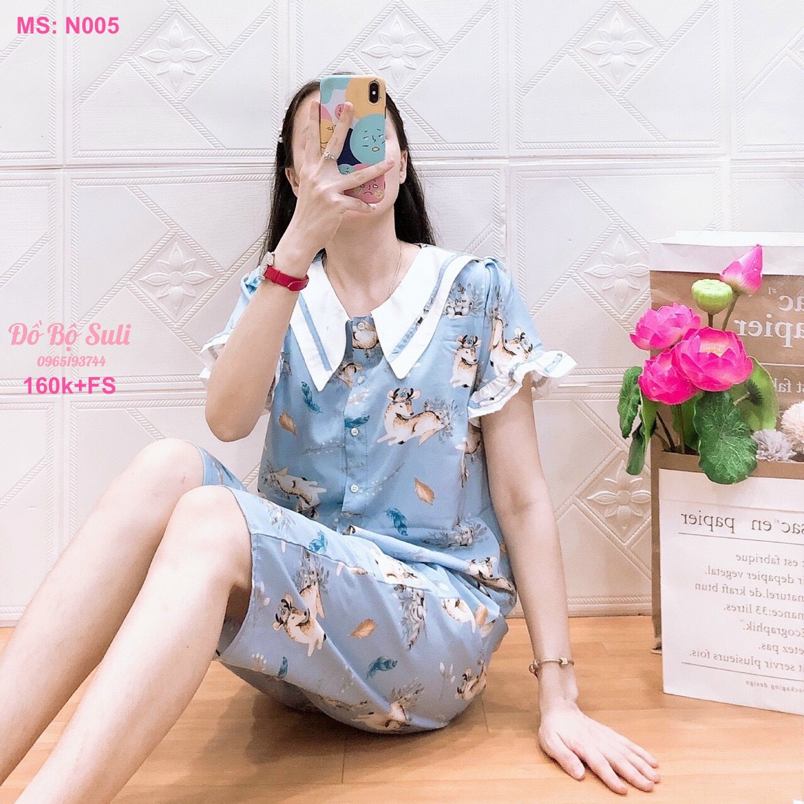 N005 Bộ lửng lụa 40-60kg