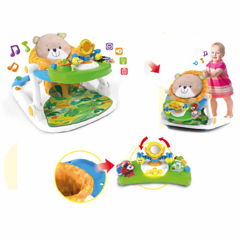 Xe tập đi 2 in 1 Winfun hình chú gấu