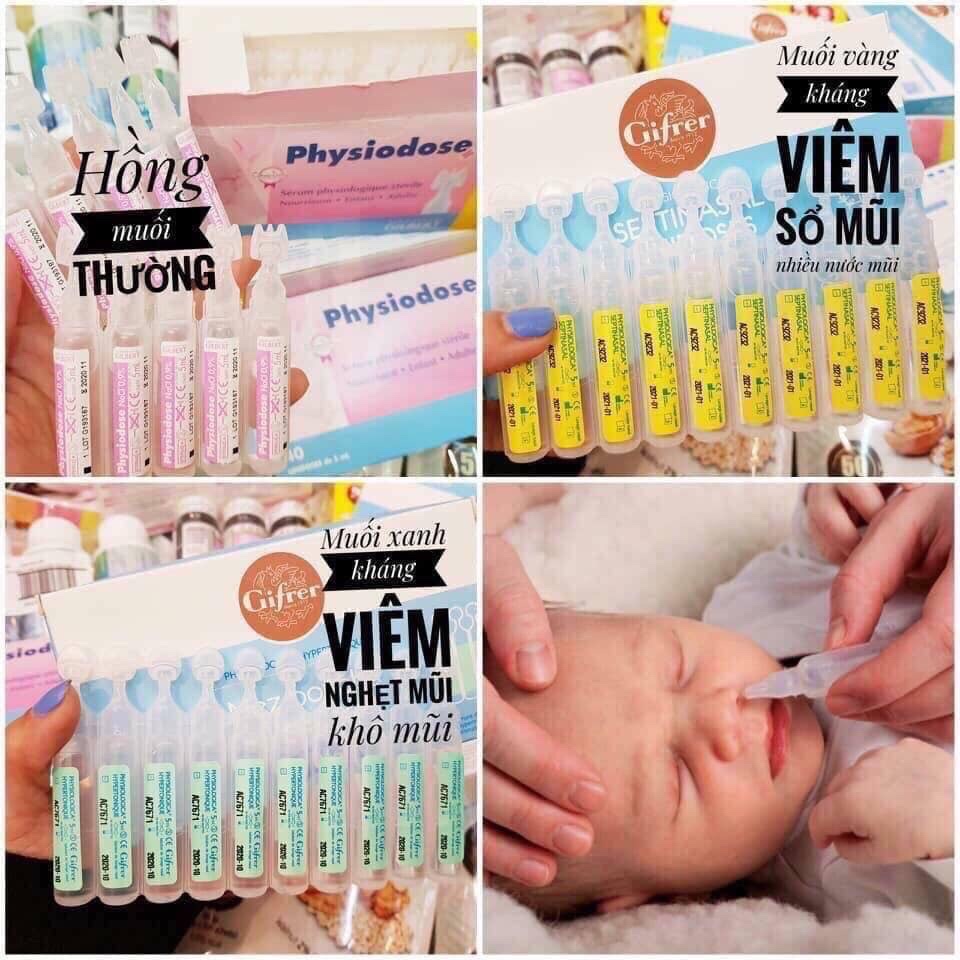 Hộp 40 ống nước muối hồng Physiodose