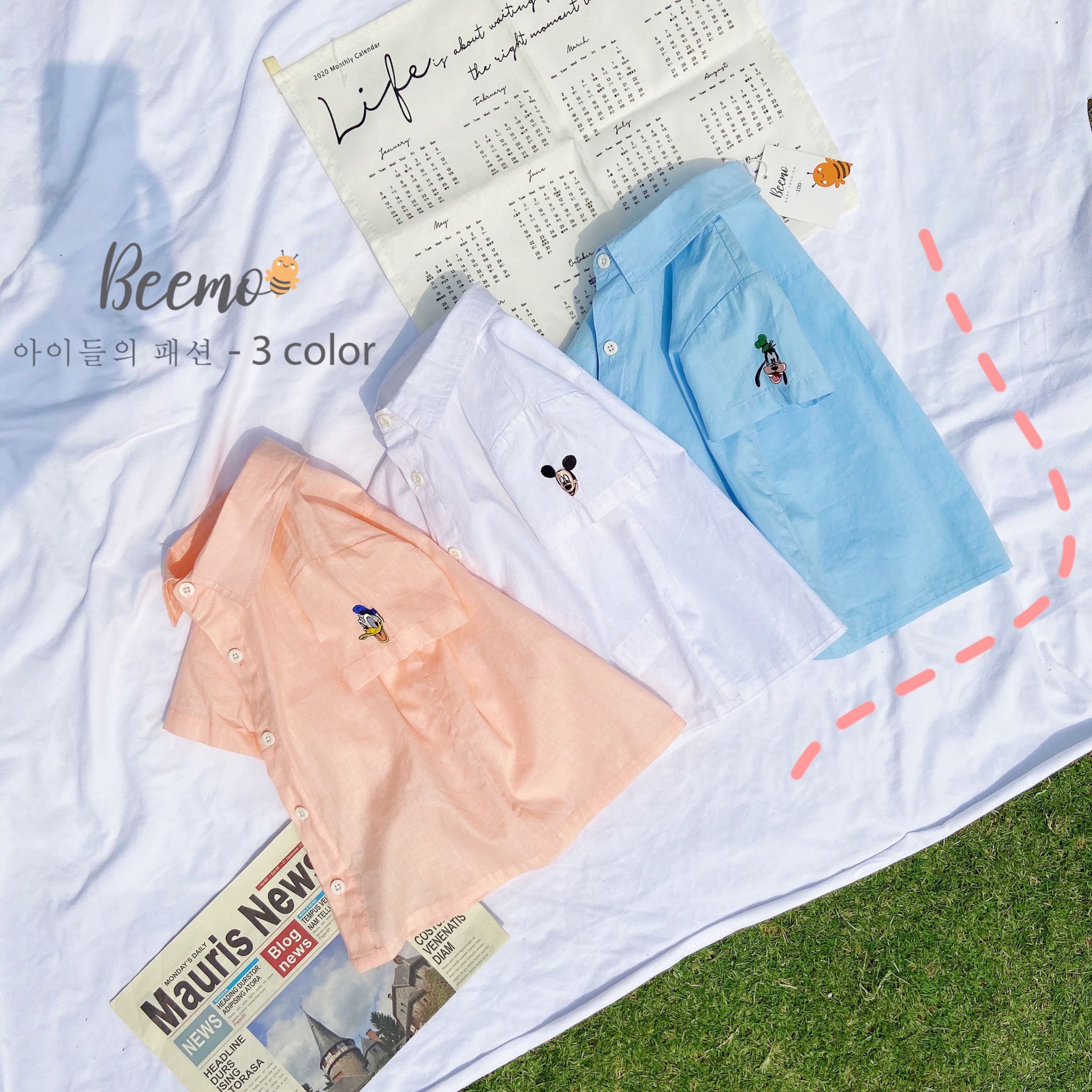 ÁO SƠ MI TAY THÊU - AO21006