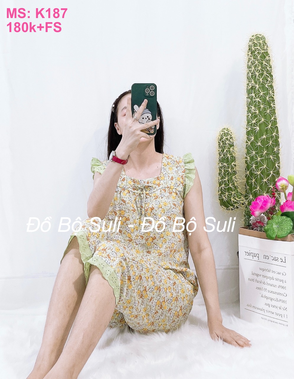 K187 Bộ 9 tấc lụa mango 40-58kg